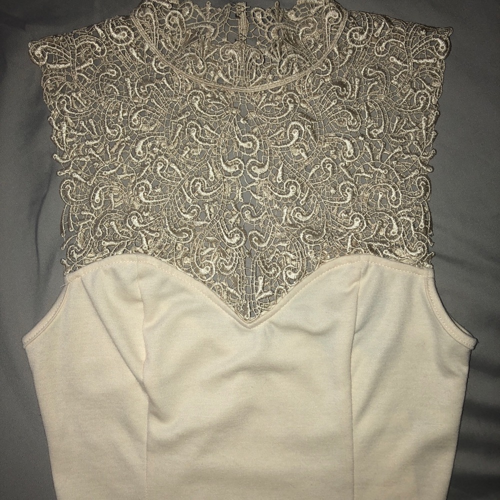 Lace crop top